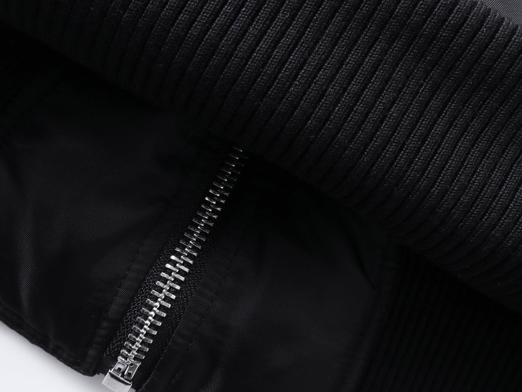 "Ж" Extended Sleeve Bomber Jacket