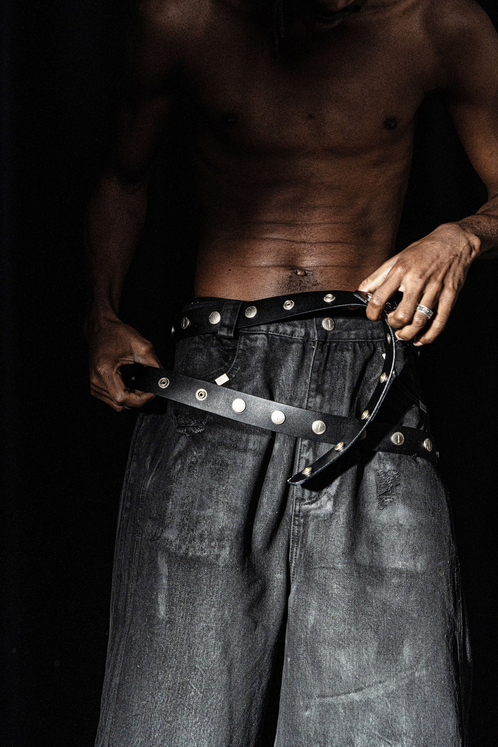 "SØL" Rivet Button Belt