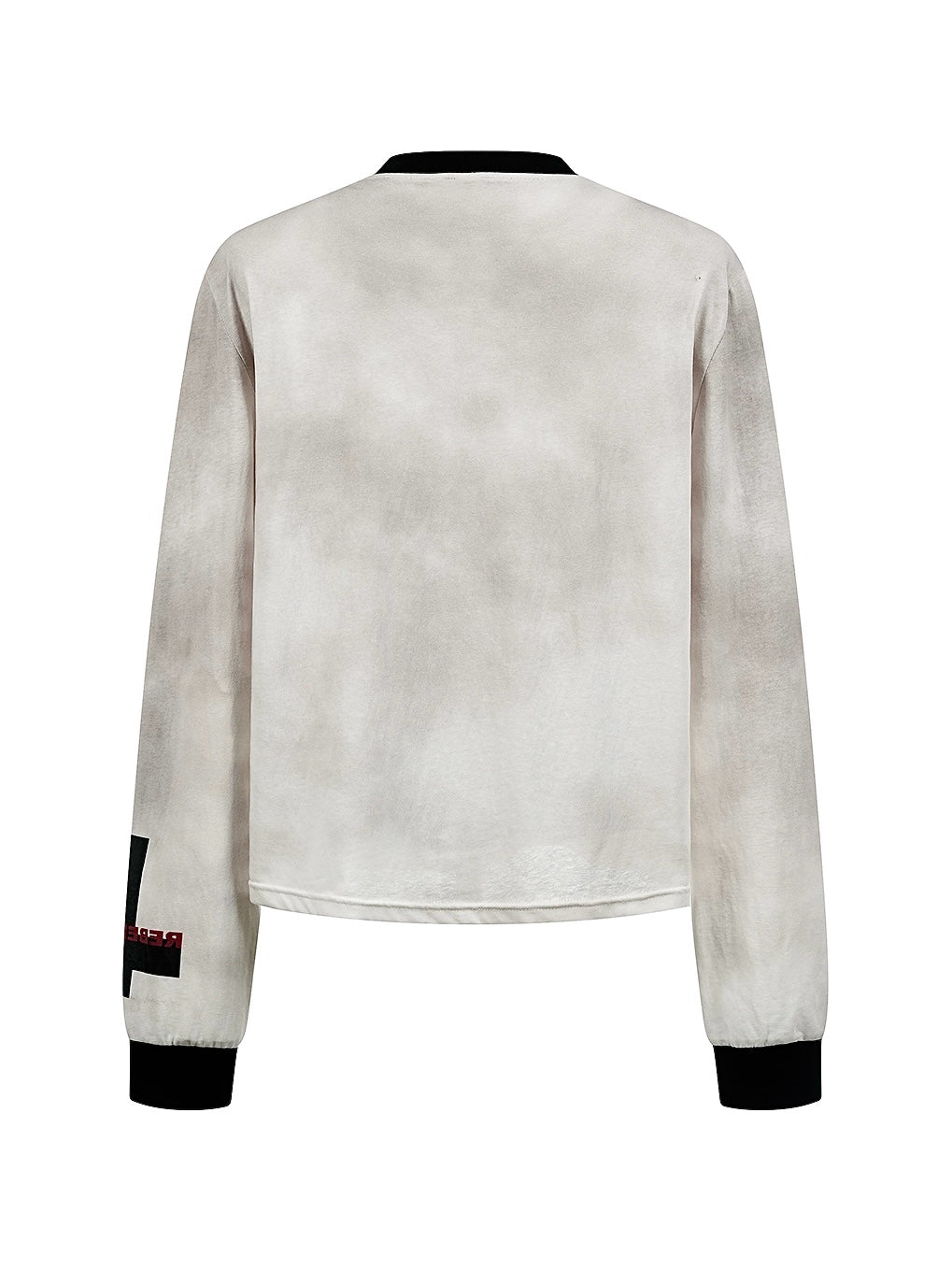 Distressed Print Long Sleeve Tee