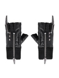 25SS“WOR”DOUBLE ZIP STRUCTURE LAYERED GLOVES