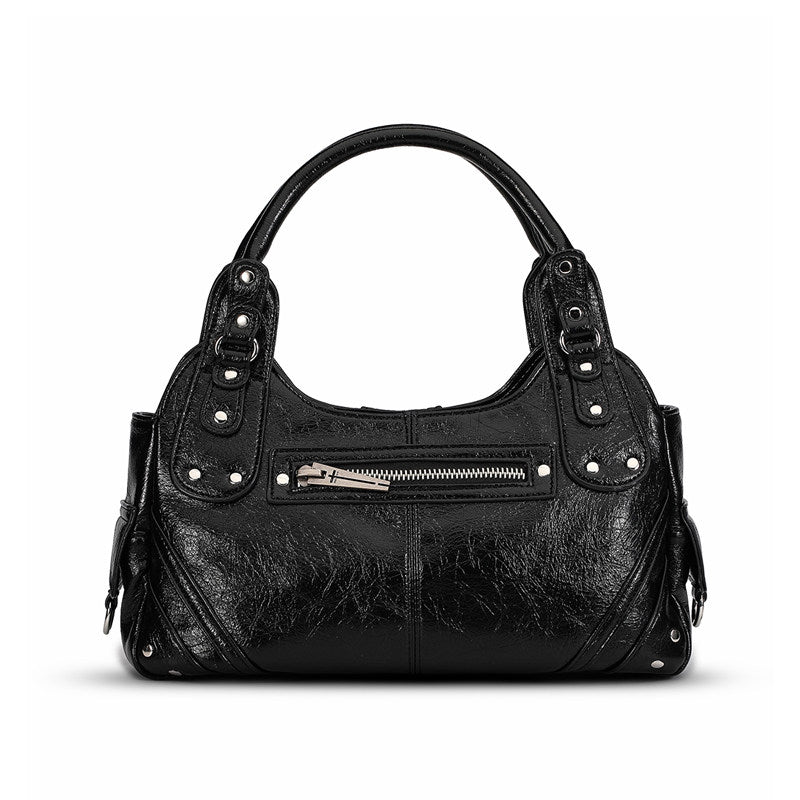 Women's Cross Pendant Shoulder Handbag, Crossbody Bag with Cross Charm