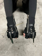 25SS“WOR”DOUBLE ZIP STRUCTURE LAYERED GLOVES