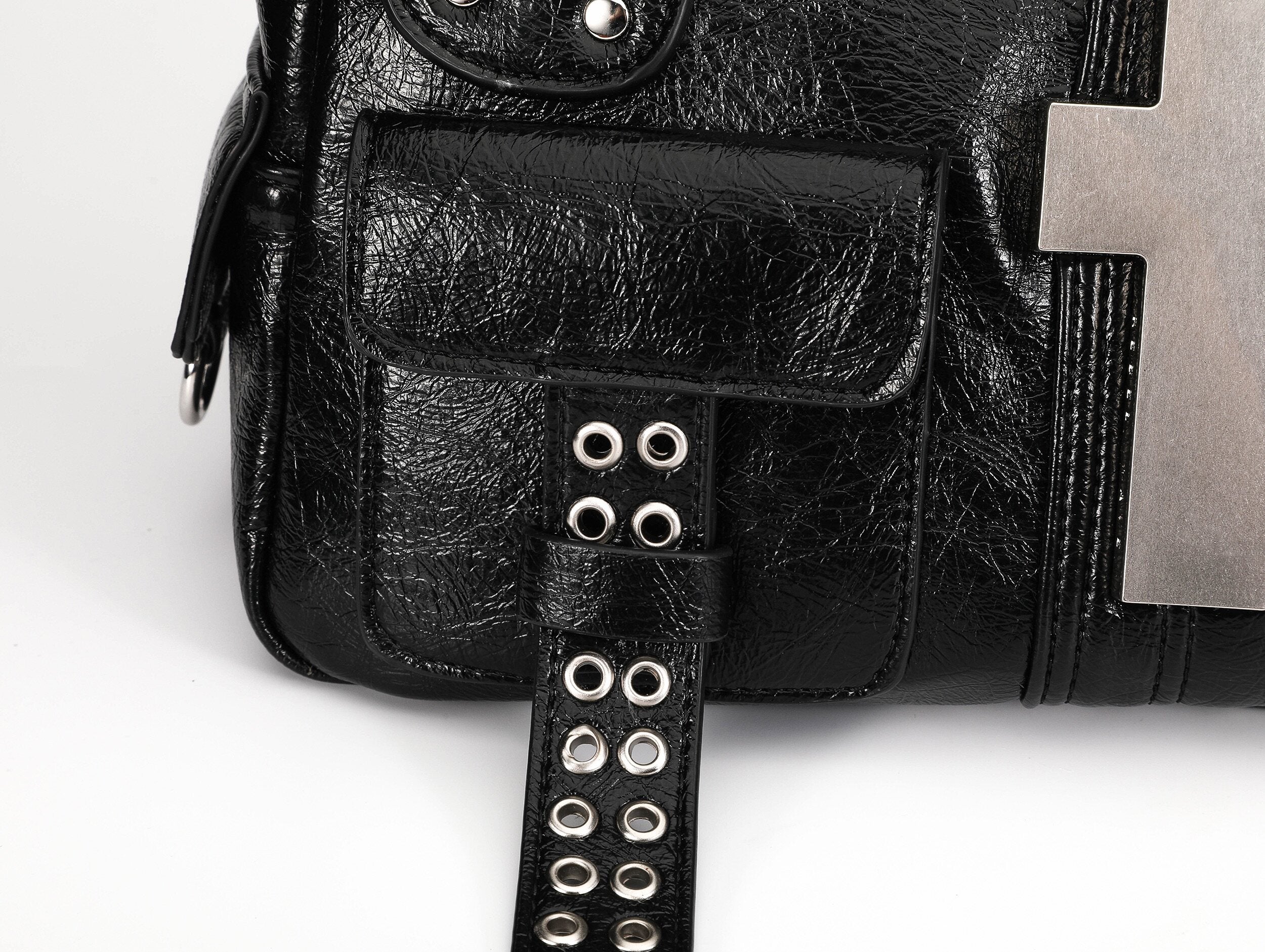 Women's Cross Pendant Shoulder Handbag, Crossbody Bag with Cross Charm