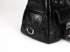 Women's Cross Pendant Shoulder Handbag, Crossbody Bag with Cross Charm