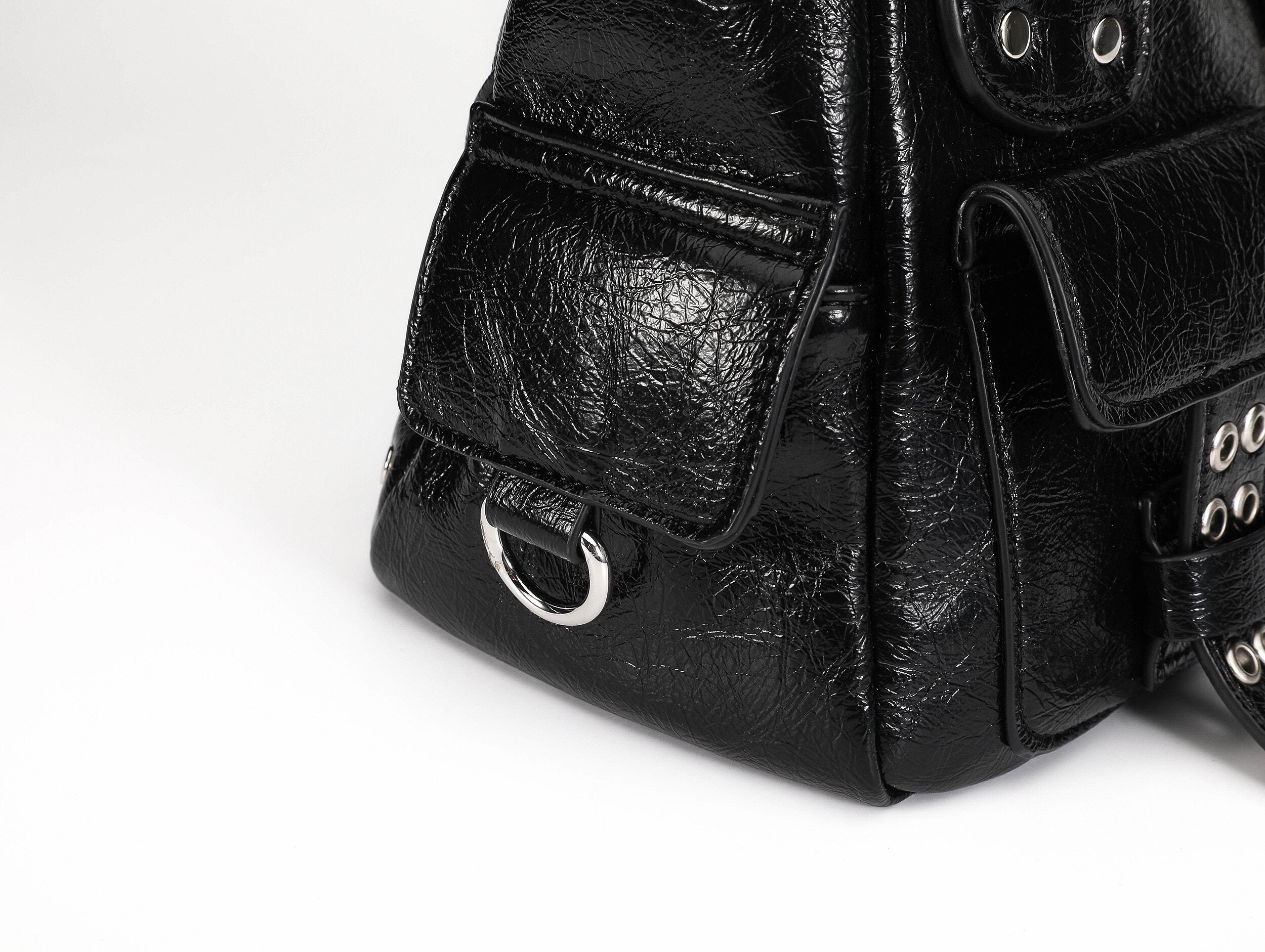 Women's Cross Pendant Shoulder Handbag, Crossbody Bag with Cross Charm