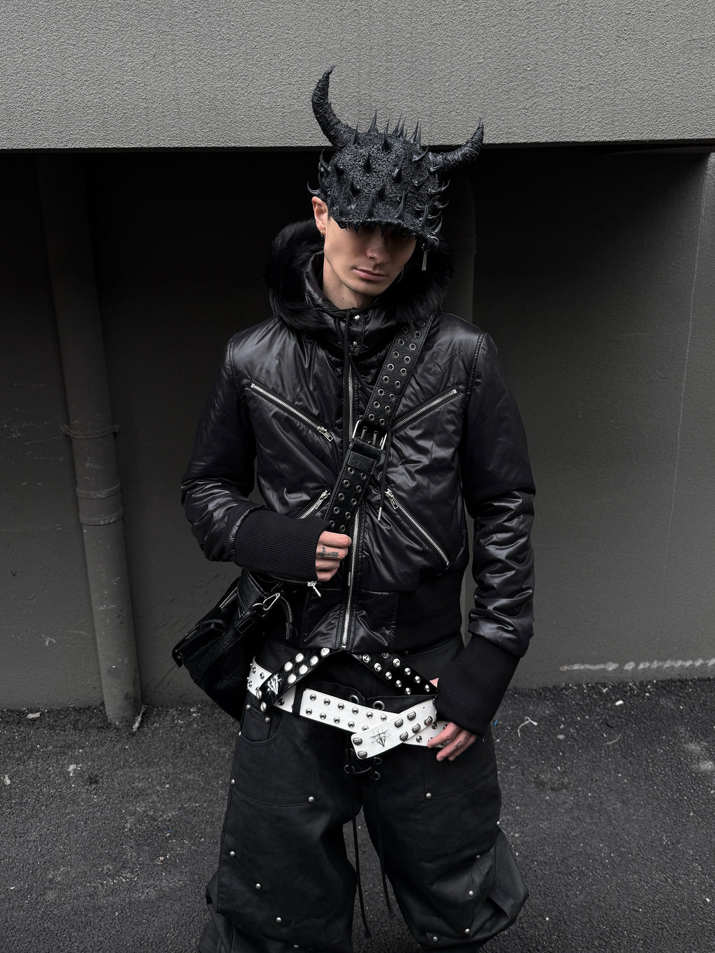 Detachable Fur Hooded Zip Jacket