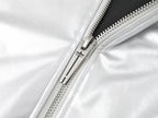 Silver Zip-Up Hoodie