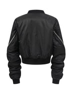 "Ж" Extended Sleeve Bomber Jacket