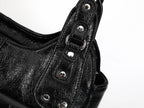 Women's Cross Pendant Shoulder Handbag, Crossbody Bag with Cross Charm