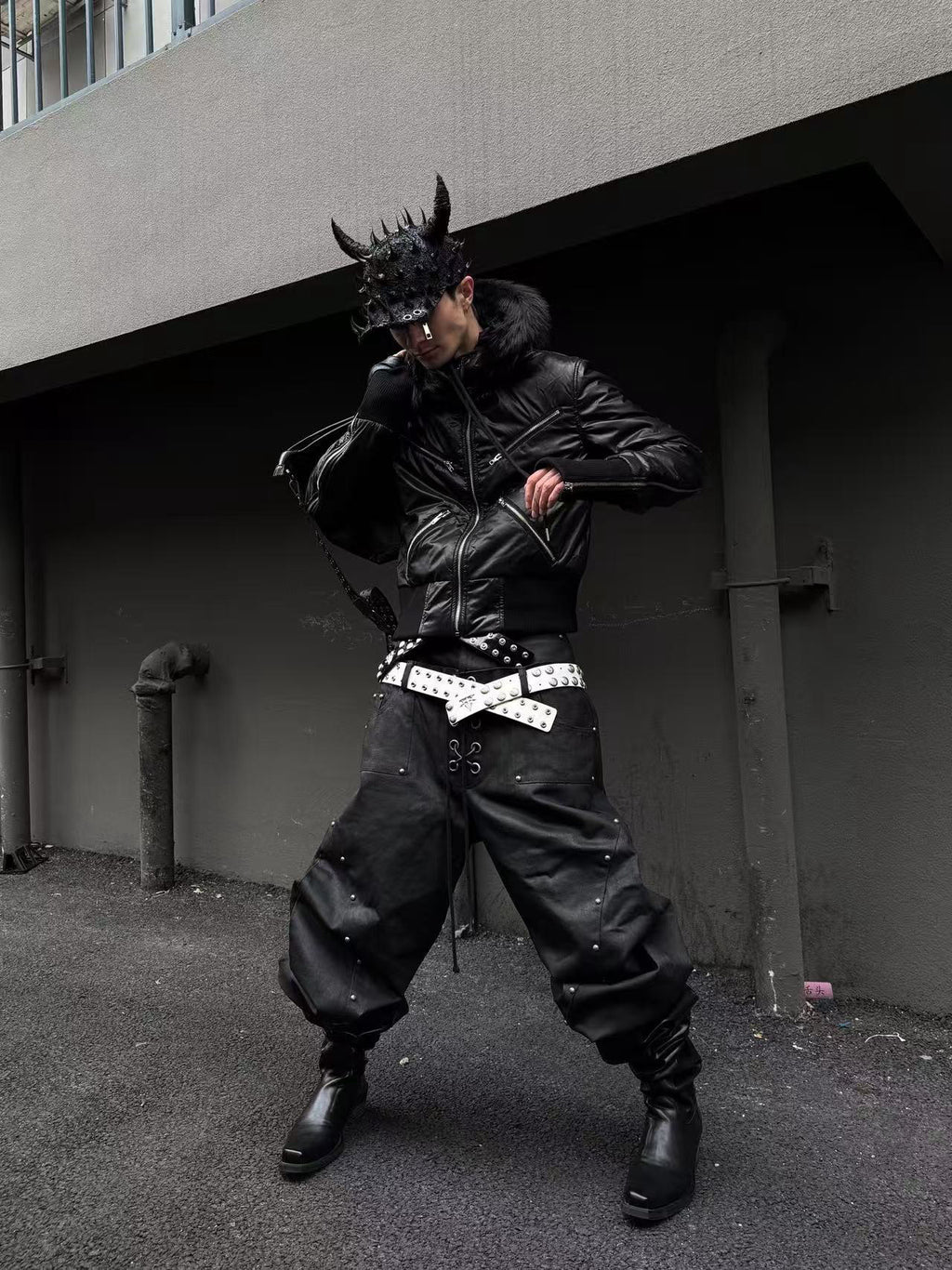 Detachable Fur Hooded Zip Jacket