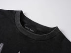 Bullet Print Washed Short Sleeve Tee
