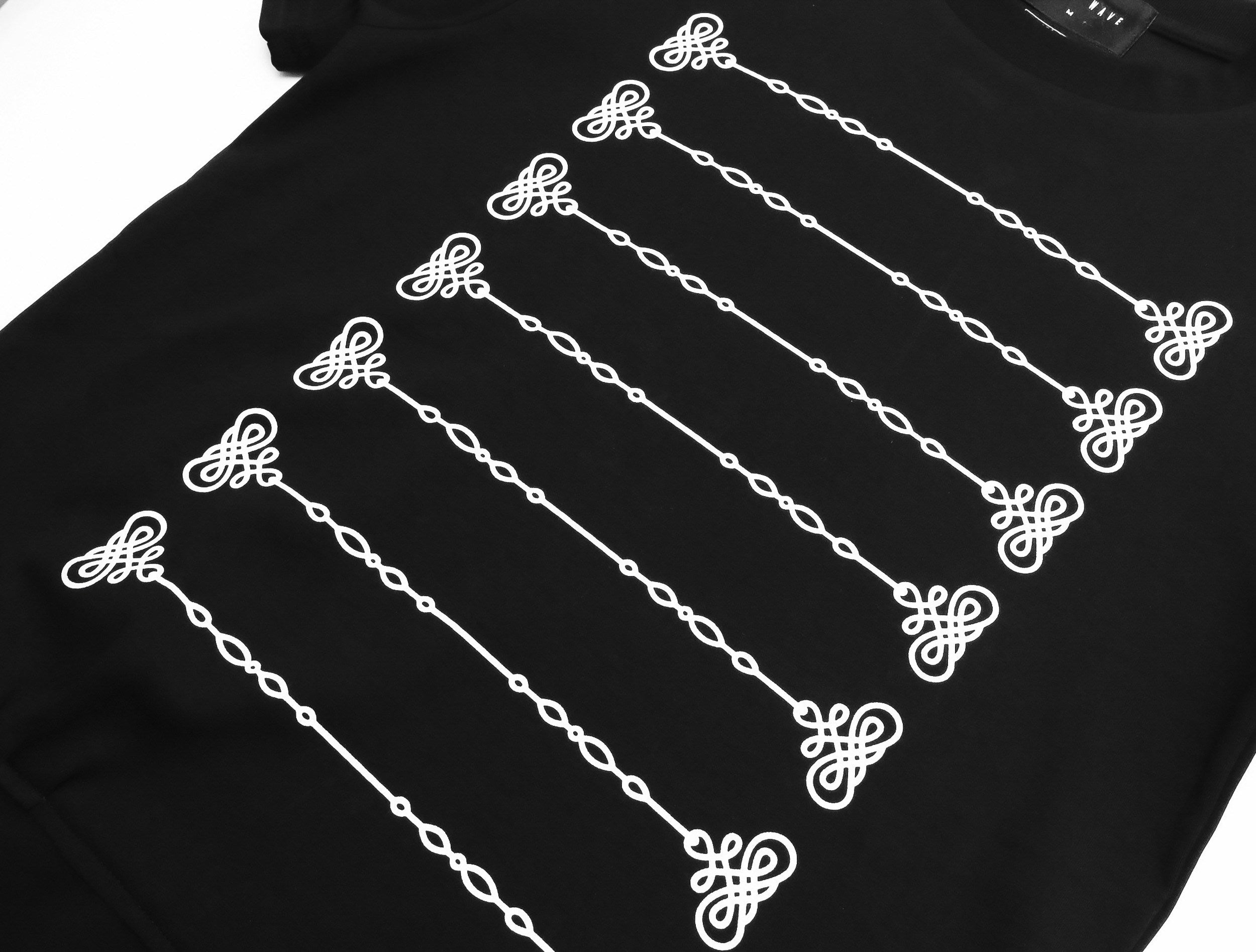 Royal Court Print Short Sleeve Tee, Niche T-Shirt