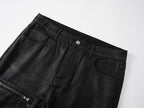 Jenna Sculpted Waxed Mini Flare Pants