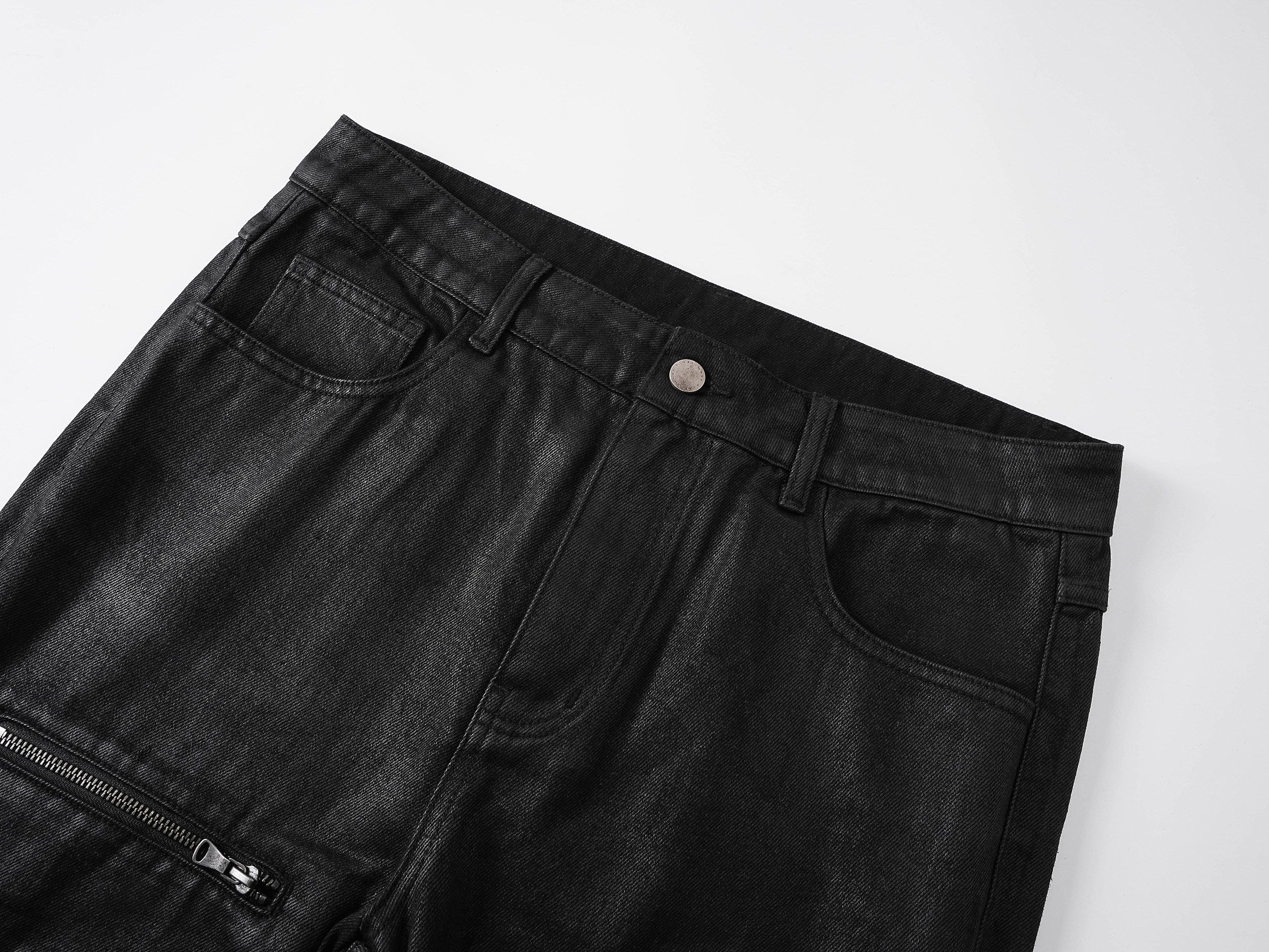 Jenna Sculpted Waxed Mini Flare Pants