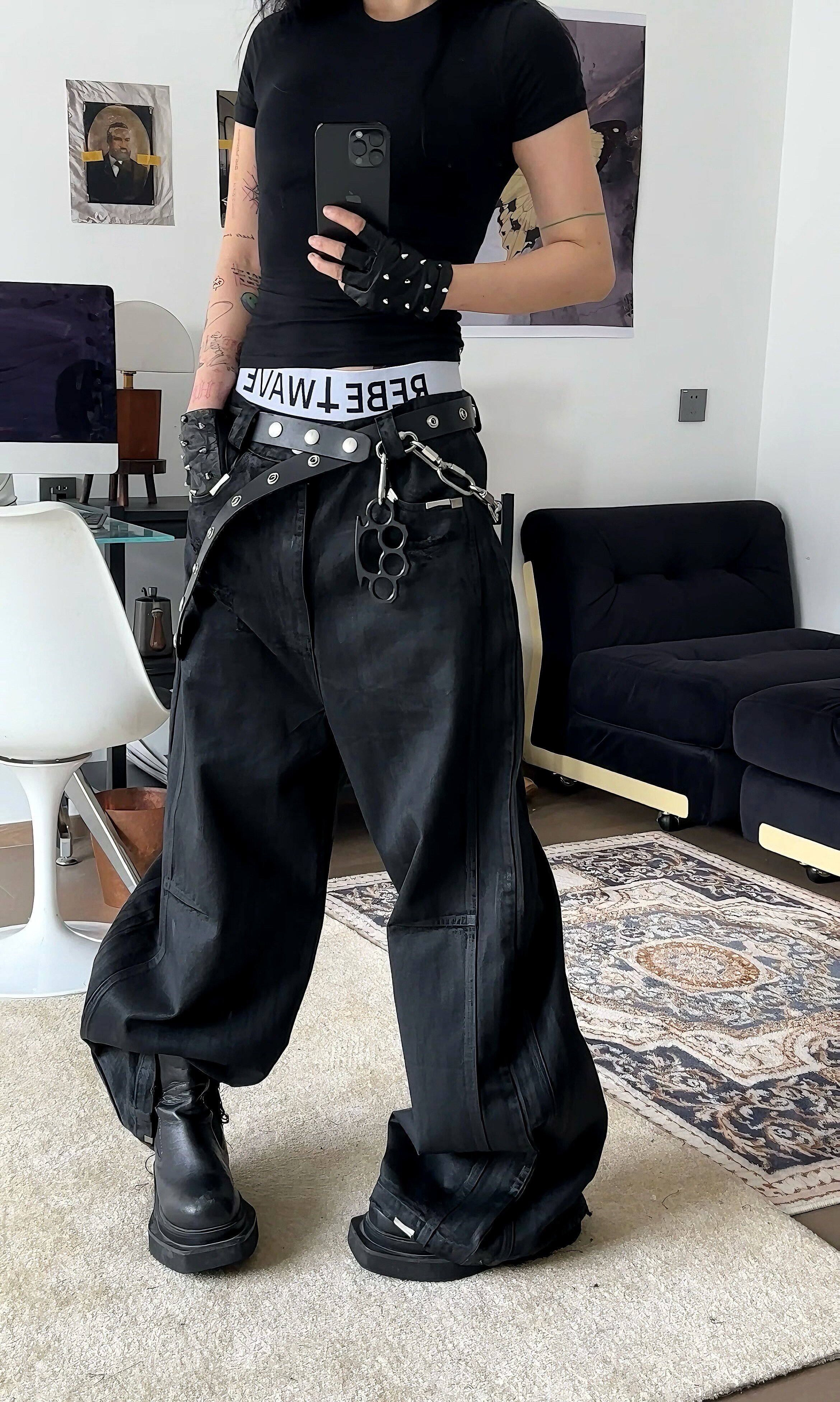 "╋" SLOGAN Boxer Briefs-Black