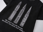 Bullet Print Washed Short Sleeve Tee