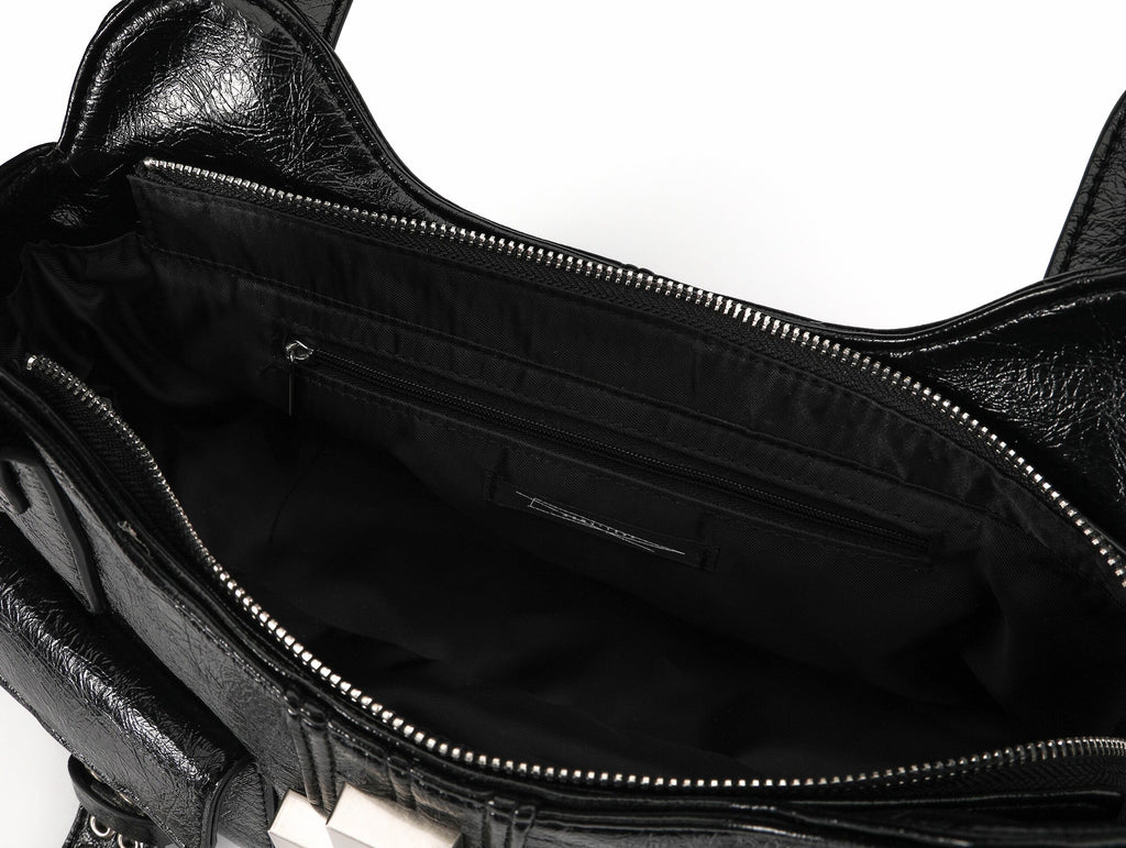 Women's Cross Pendant Shoulder Handbag, Crossbody Bag with Cross Charm
