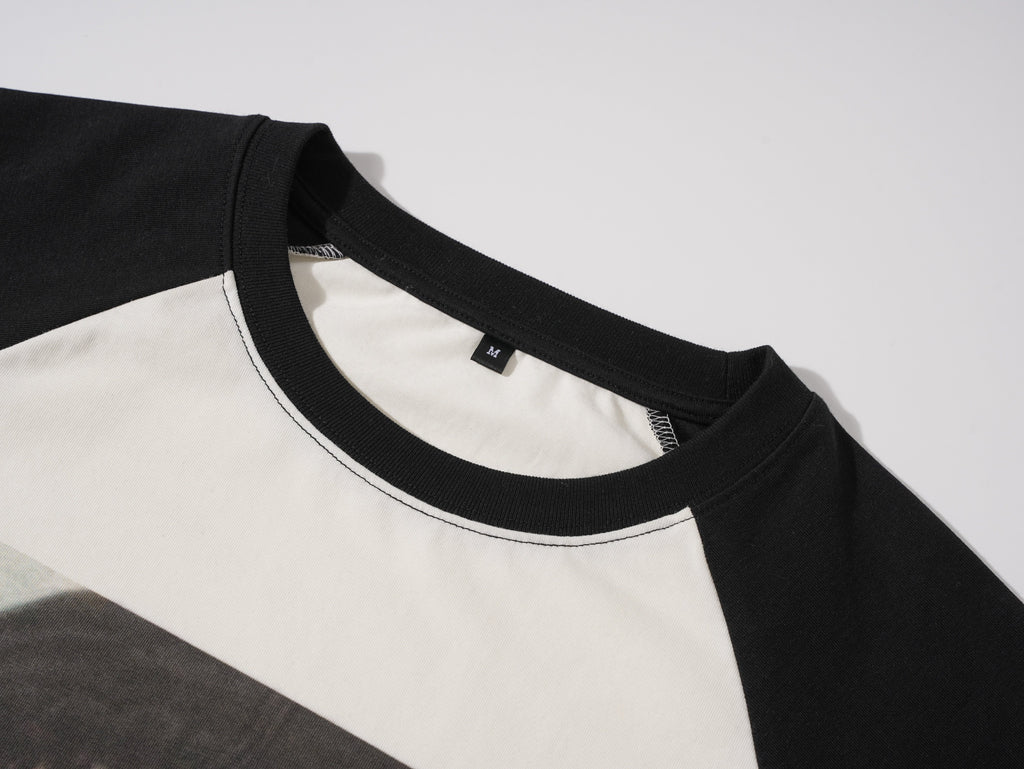 Figure Print Short Sleeve Tee | Niche Graphic T-shirt