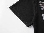 Leopard Flag Print Short Sleeve Polo Tee