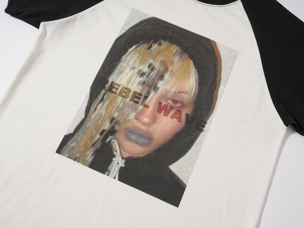 Figure Print Short Sleeve Tee | Niche Graphic T-shirt