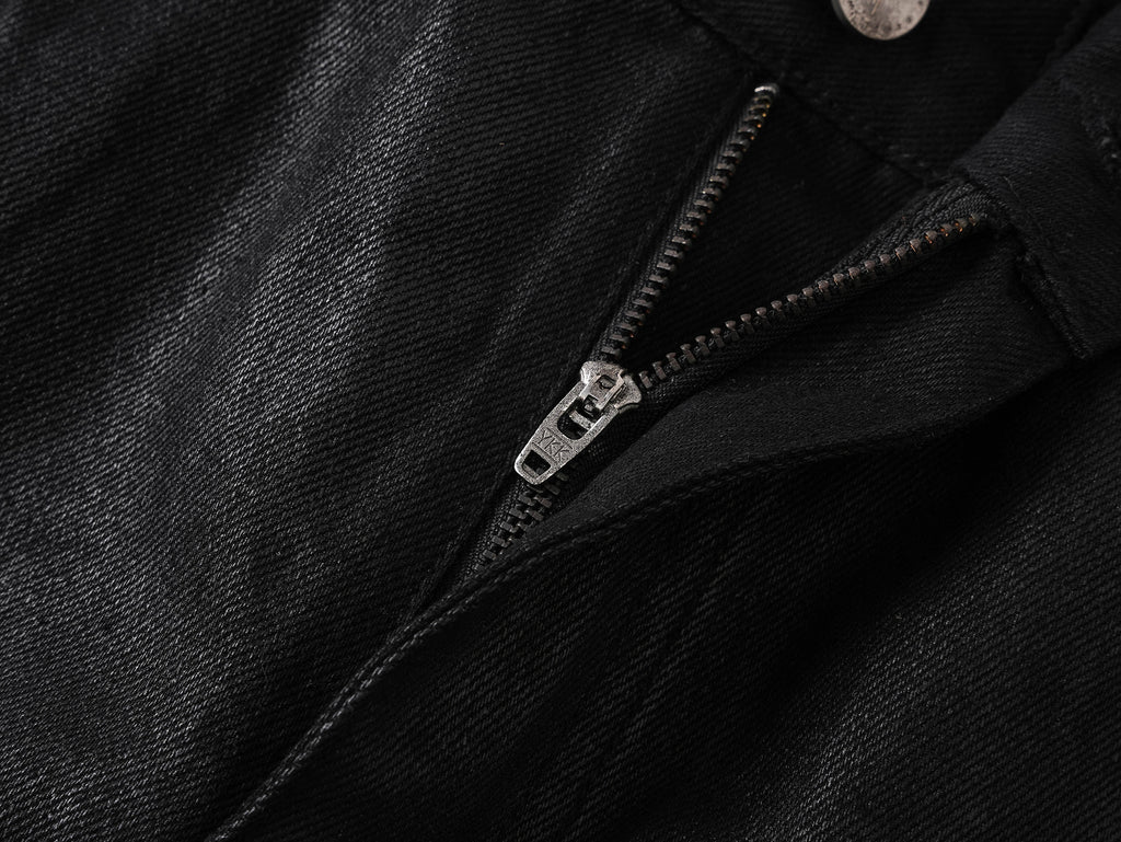 Jenna Sculpted Waxed Mini Flare Pants