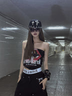 "╋" SLOGAN Boxer Briefs-Black
