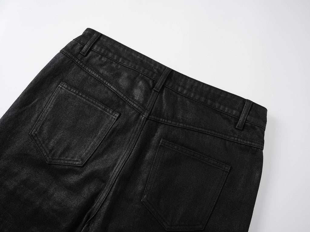 Jenna Sculpted Waxed Mini Flare Pants