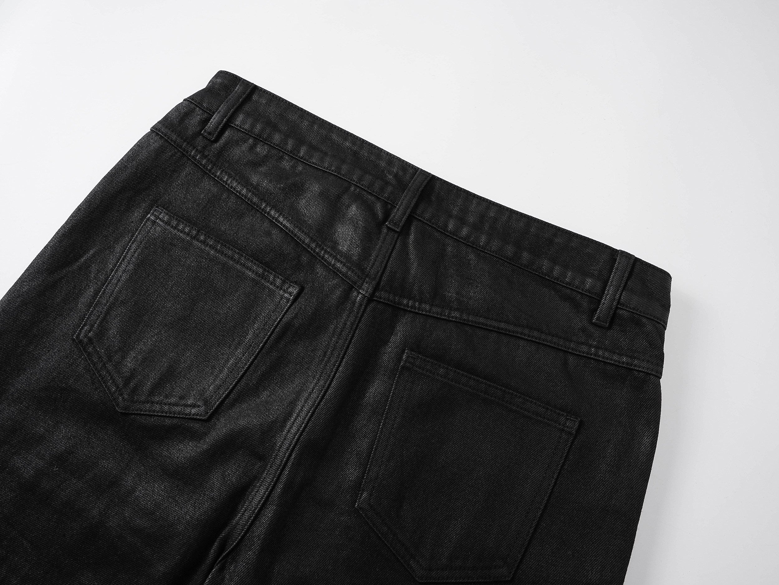 Jenna Sculpted Waxed Mini Flare Pants