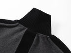 Napoleon Court Standing Collar Double-Breasted Terry Cloth Long Sleeve Jacket