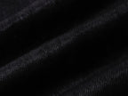 Cross‑Stitch Zip Waxed Denim Flare Pants