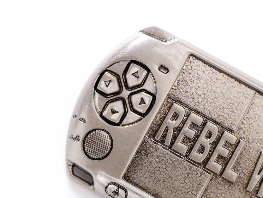 PSP‑Inspired Studded Genuine Leather Belt