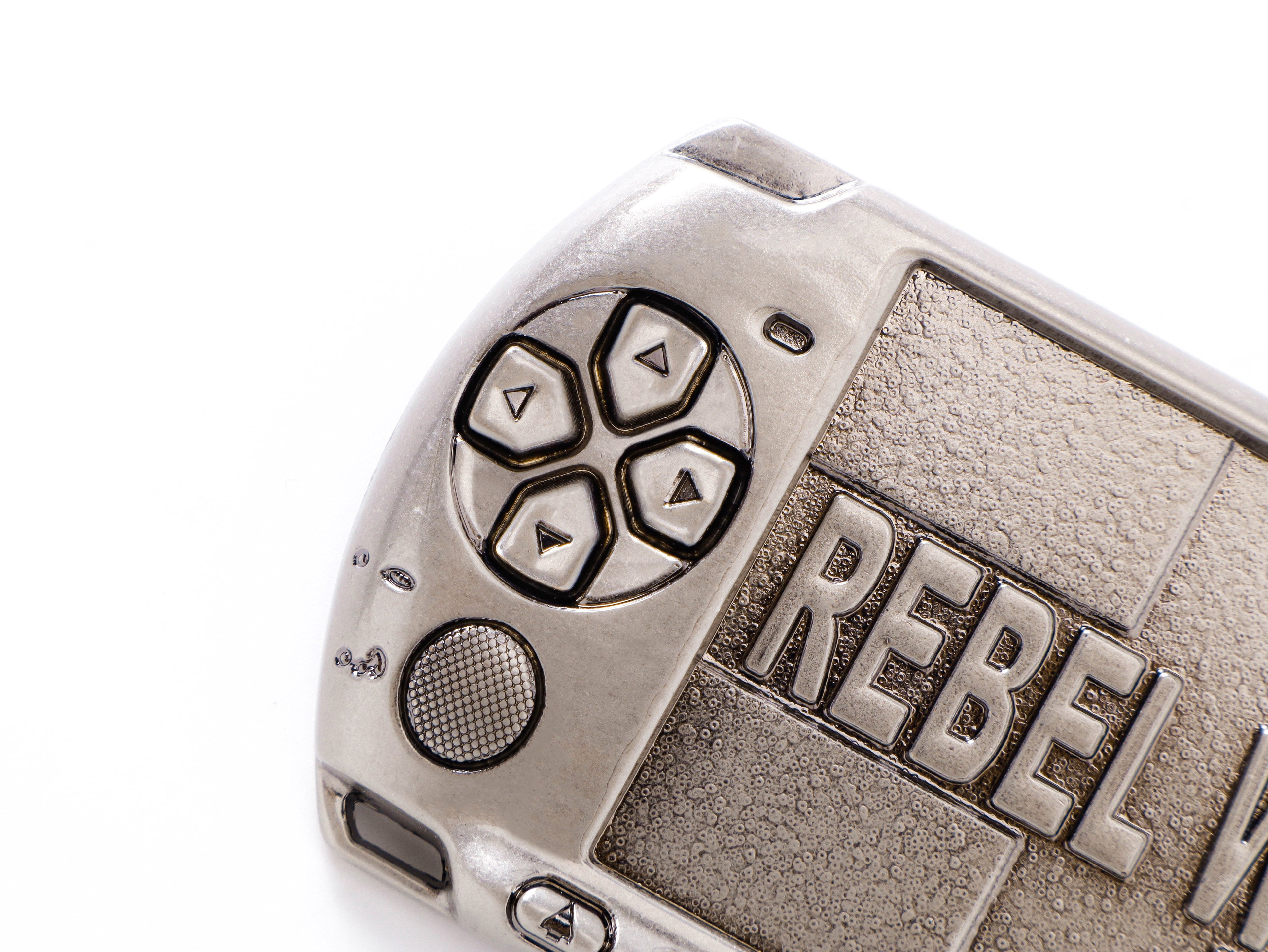 PSP‑Inspired Studded Genuine Leather Belt