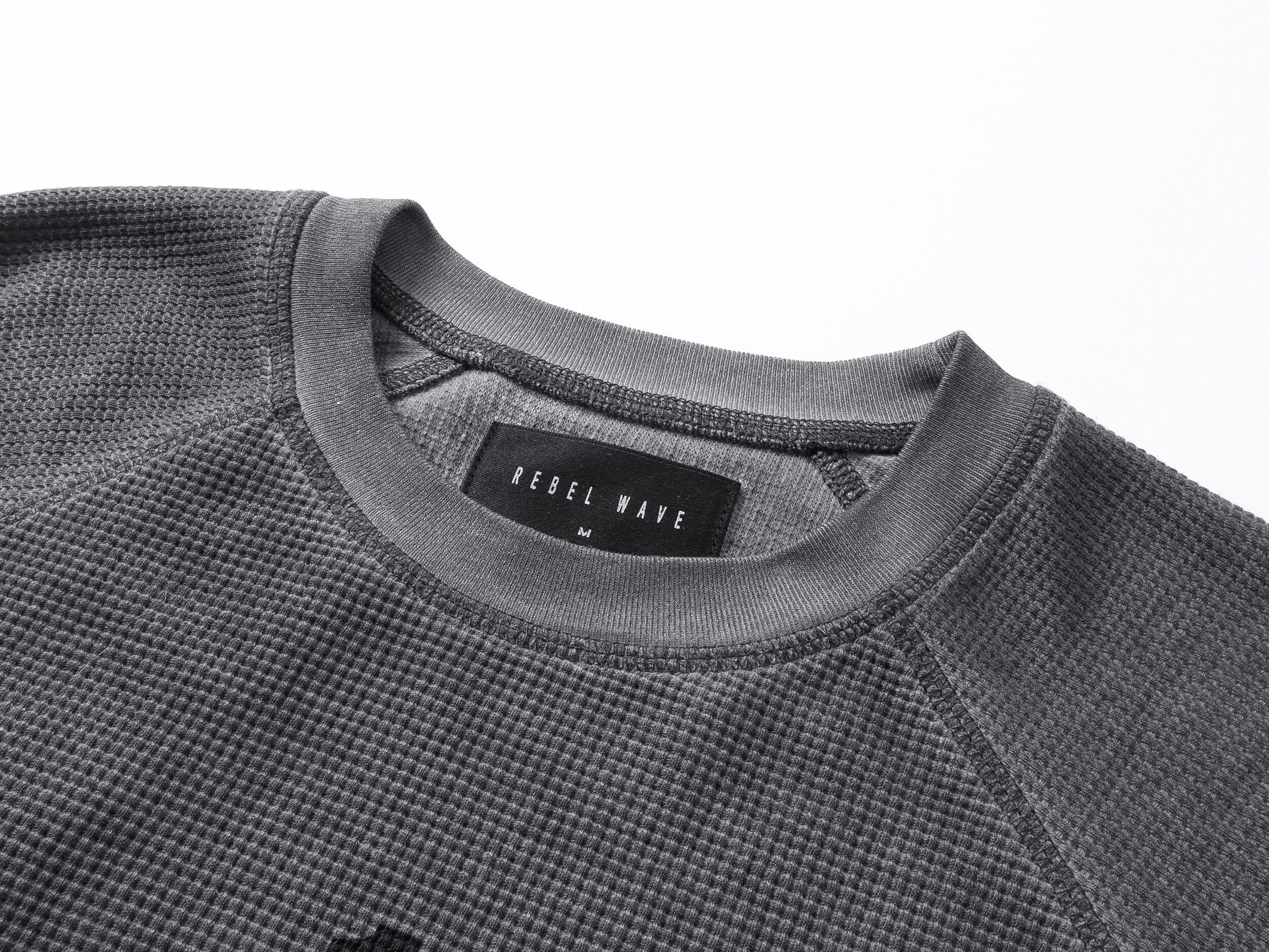 Digital Sanskrit Print Long Sleeve T-Shirt