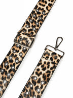 Cross Leopard Print Shoulder Bag