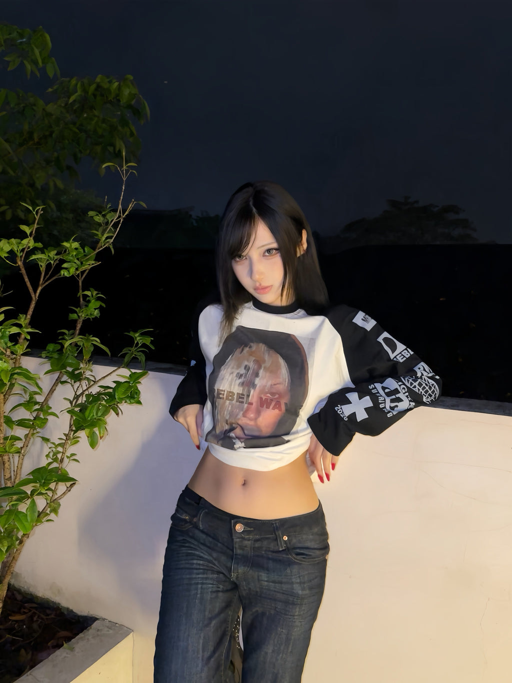 Portrait Print T-shirt