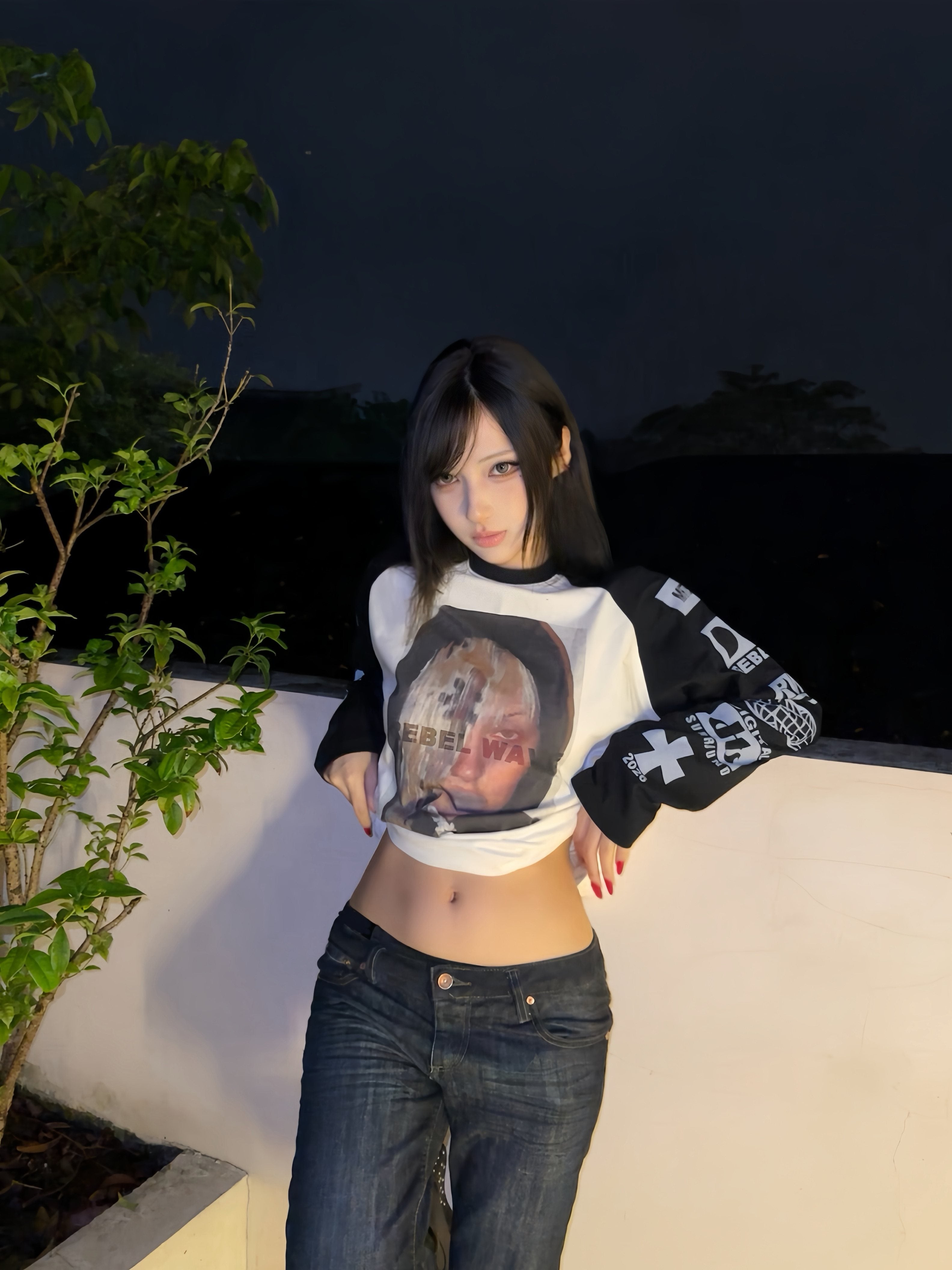 Portrait Print T-shirt