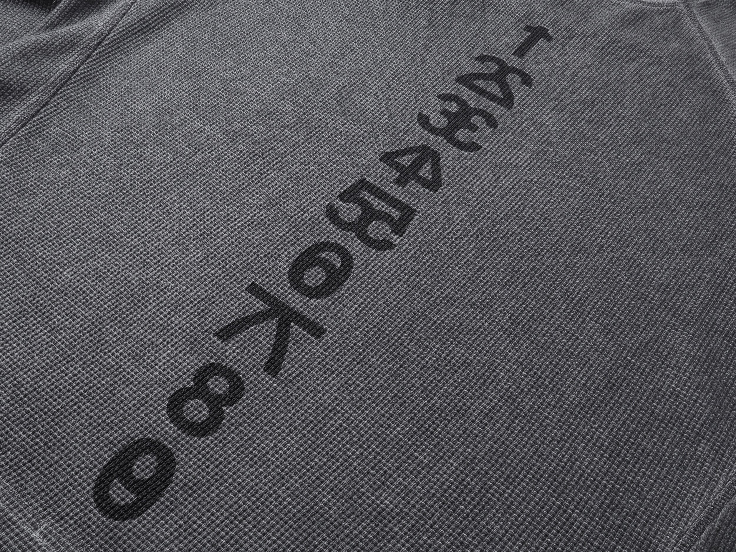 Digital Sanskrit Print Long Sleeve T-Shirt