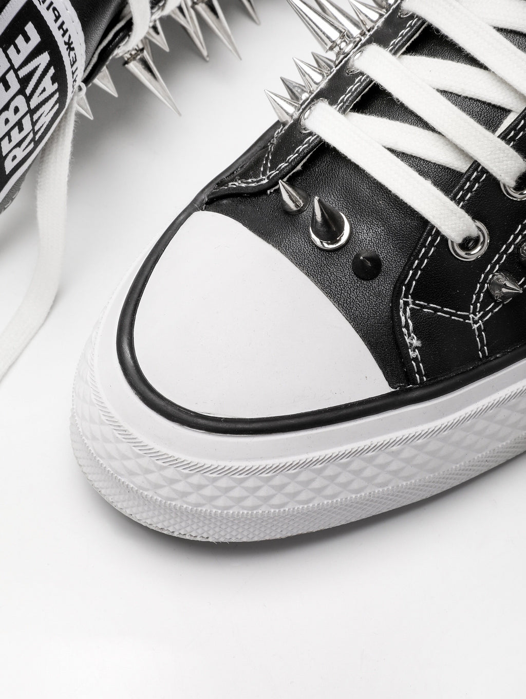 Studded Canvas Skate Shoes