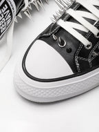 Studded Canvas Skate Shoes