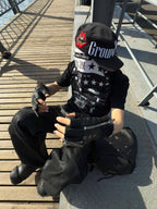 25SS“WOR”DOUBLE ZIP STRUCTURE LAYERED GLOVES