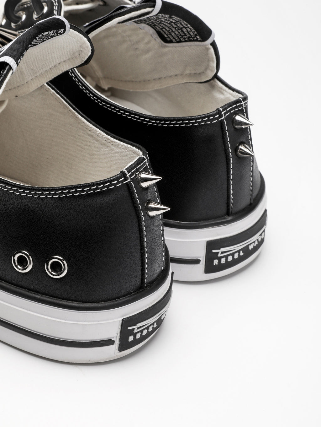 Studded Canvas Skate Shoes