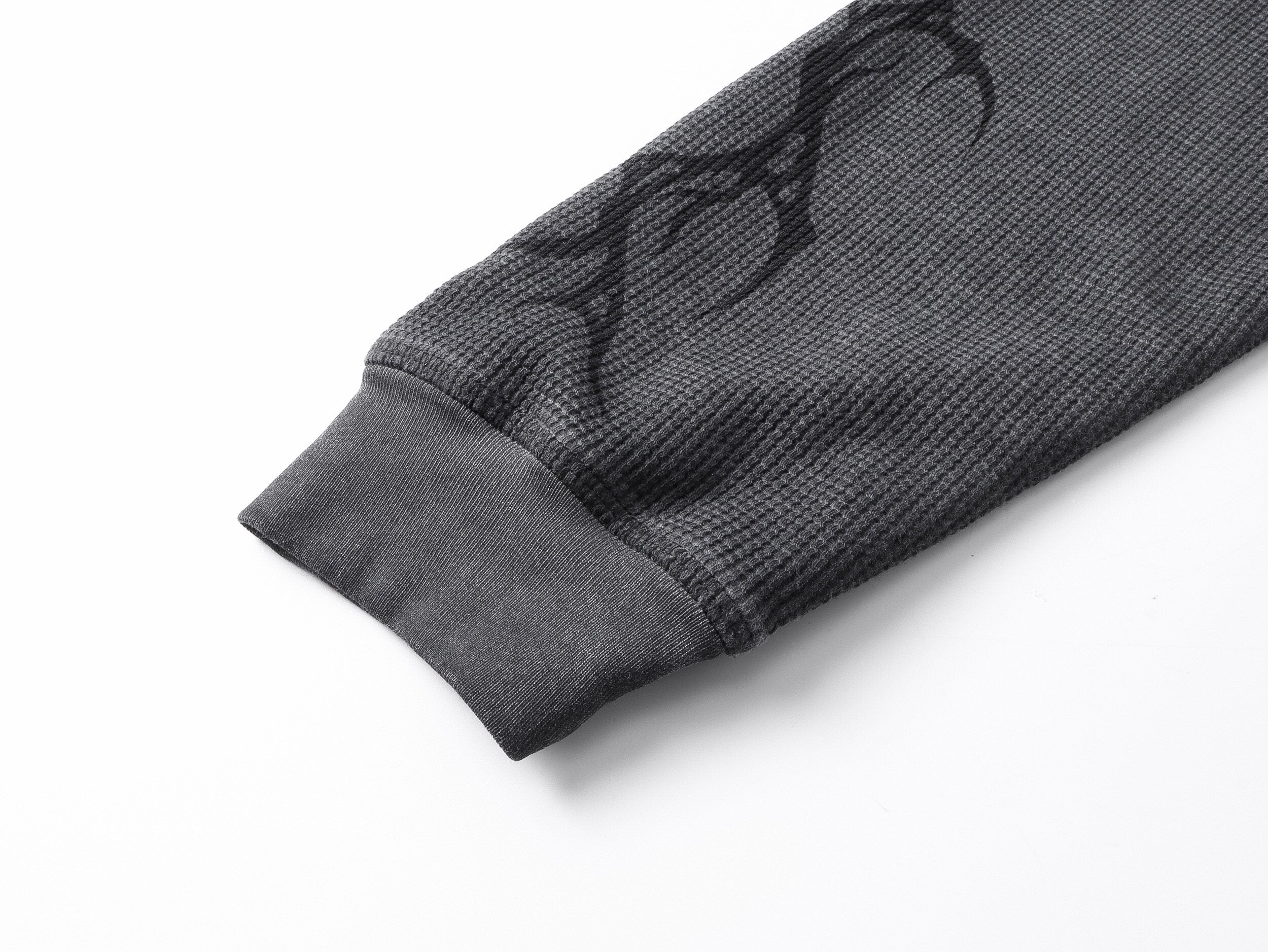 Digital Sanskrit Print Long Sleeve T-Shirt