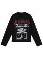 Figure & Thorn Print Long Sleeve