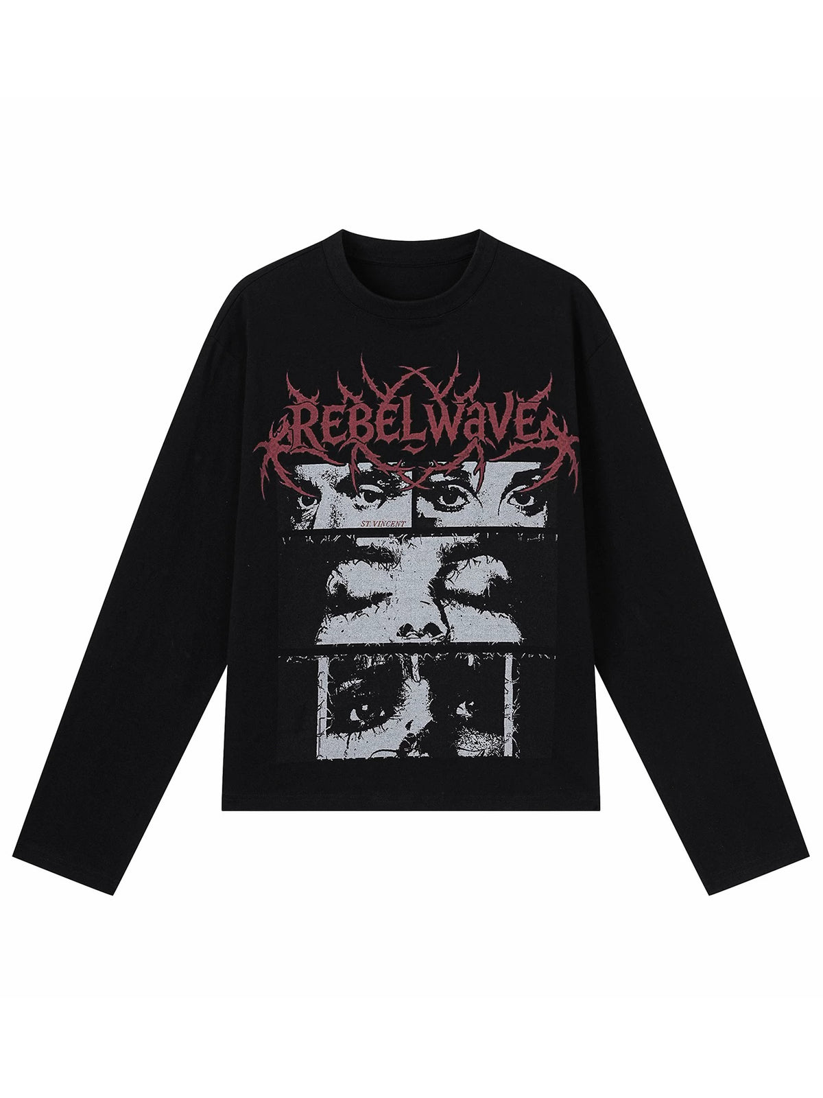 Figure & Thorn Print Long Sleeve