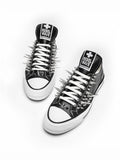 Studded Canvas Skate Shoes