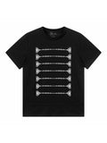 Royal Court Print Short Sleeve Tee, Niche T-Shirt