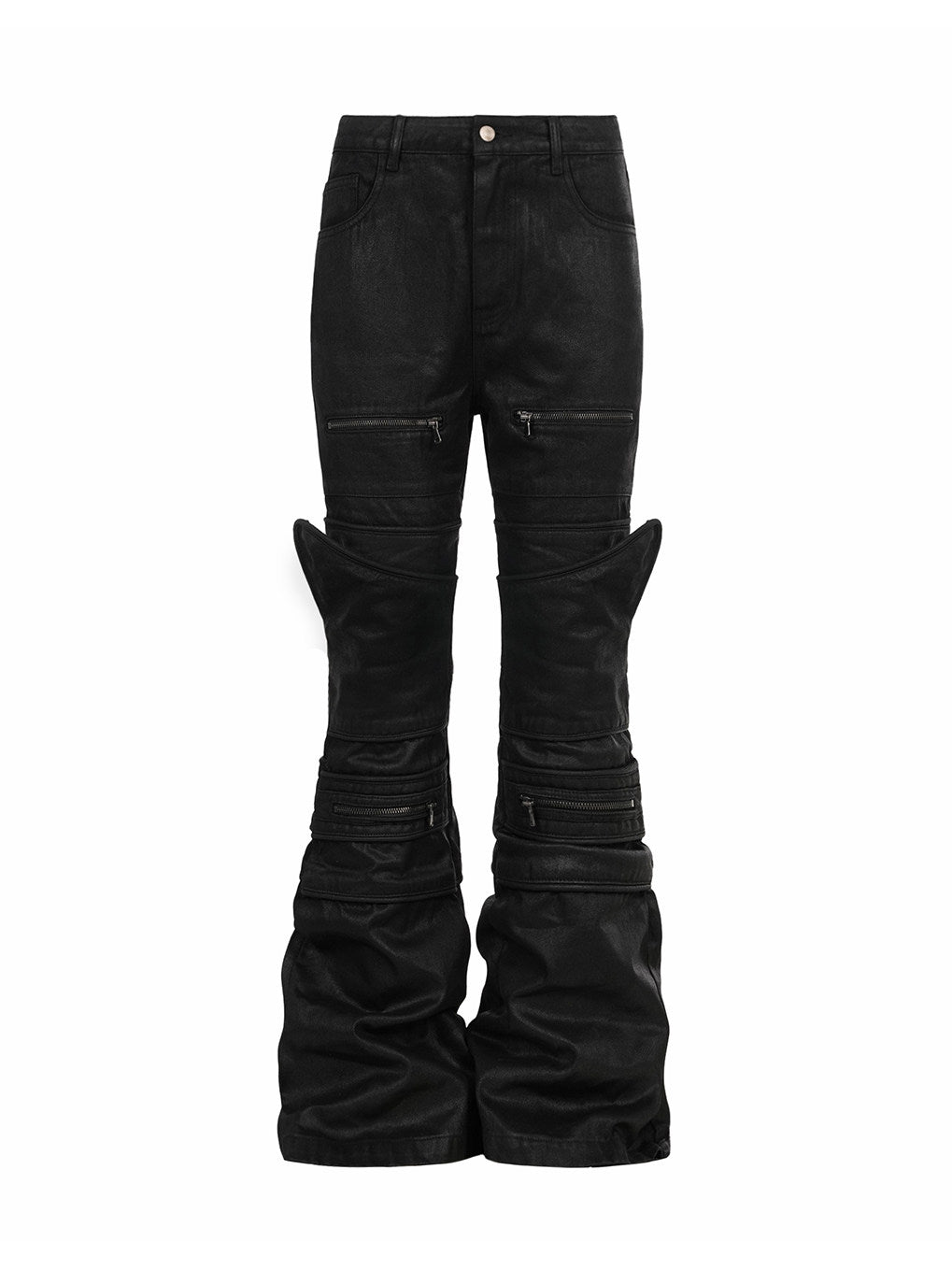 Jenna Sculpted Waxed Mini Flare Pants