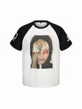 Figure Print Short Sleeve Tee | Niche Graphic T-shirt