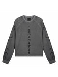 Digital Sanskrit Print Long Sleeve T-Shirt