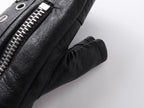 25SS“WOR”DOUBLE ZIP STRUCTURE LAYERED GLOVES